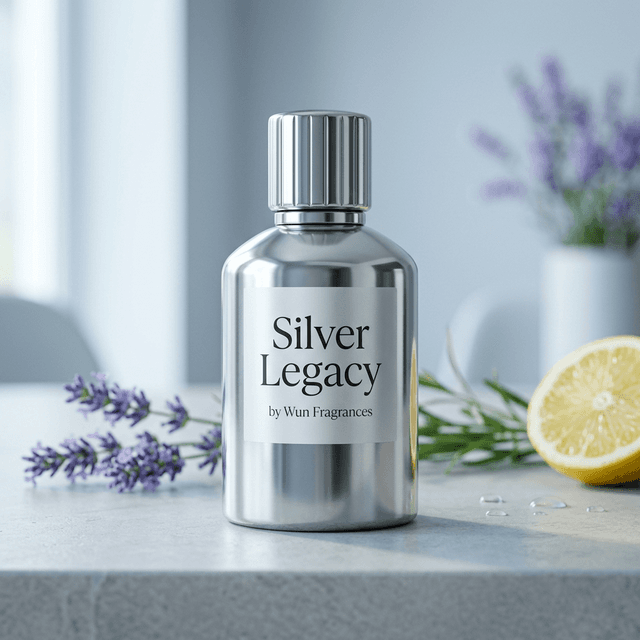 Silver Legacy perfume bottle by Wun Fragrances - Premium Fragrance