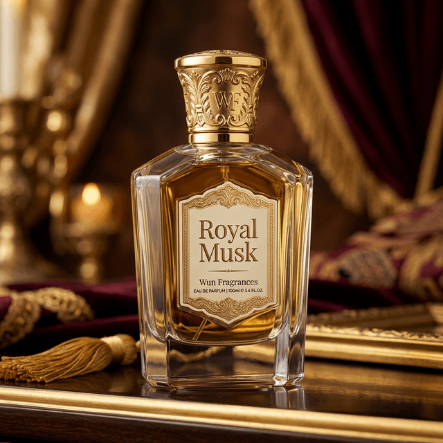 Royal Musk perfume bottle by Wun Fragrances - Premium Fragrance